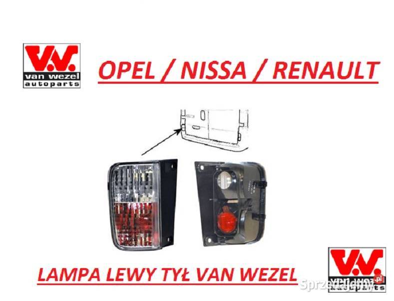 VAN WEZEL NOWA LAMPA TYLNA ZESPOLONA LEWA Oświetlenie Jaworzno sprzedam