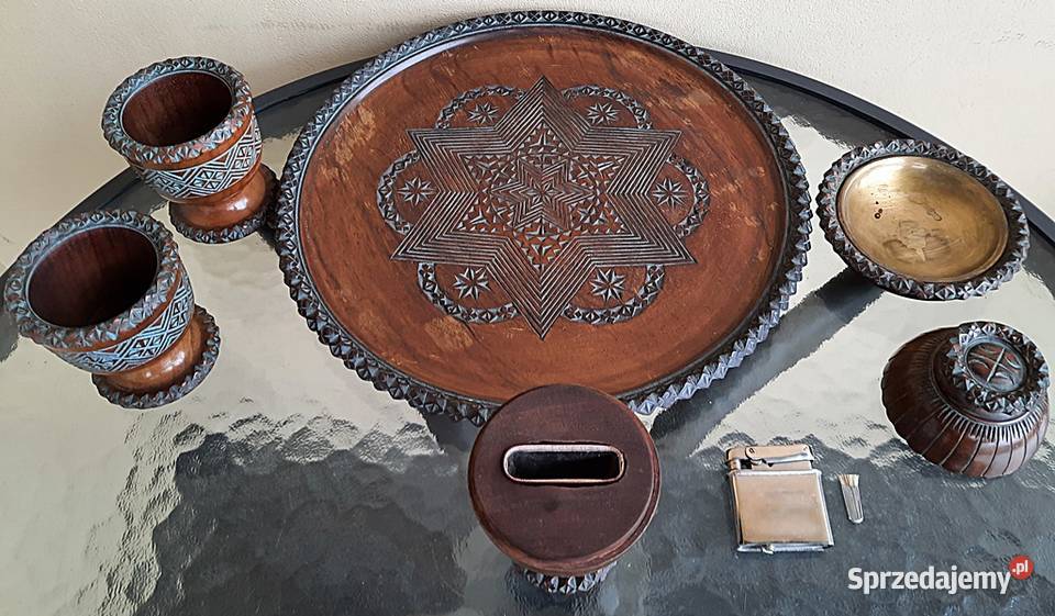 Zestaw trafika zapalniczka popielniczka Pozostałe Ostrów Wielkopolski