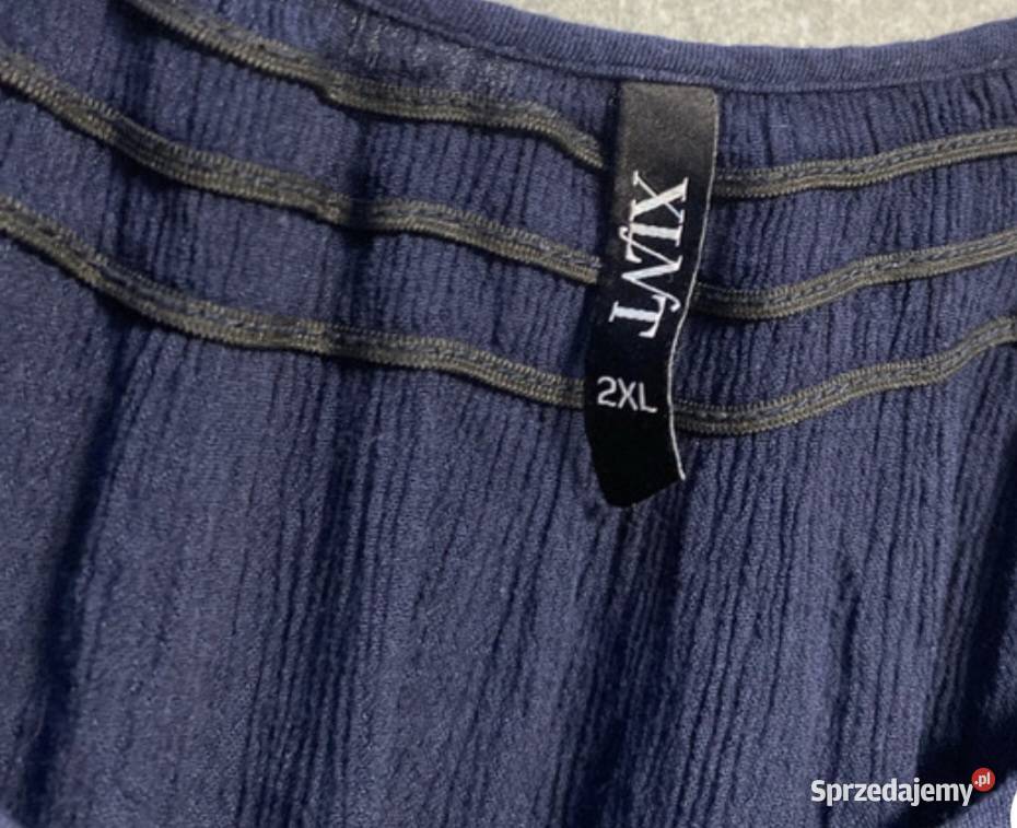 Damska letnia bluzka indyjska granatowa 4618 Lublin