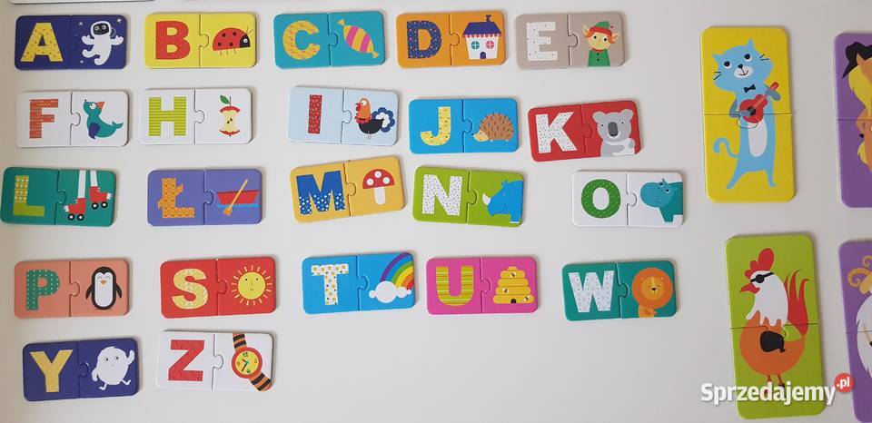 Puzzle Czuczu literki zwierzątka kwadraty Warszawa
