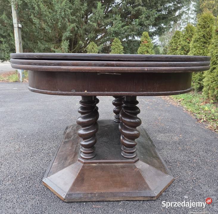 Rozkładany stół na świdrach 9275 Meble zachodniopomorskie Szczecin