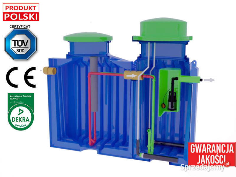 OCZYSZCZALNIA ŚCIEKÓW Biologiczna SBR 2500L z Wrocław