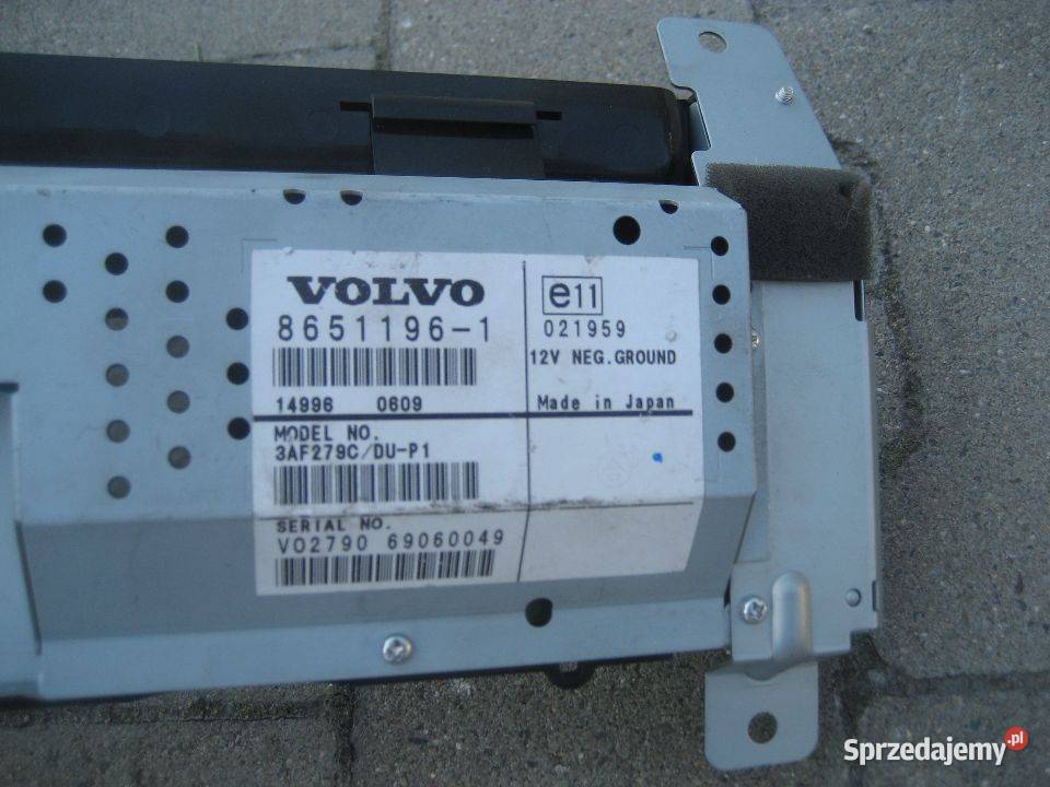 volvo s40 v50 0407r monitor nawigacji 8651196 1 osobowe Pozostałe Części samochodowe wielkopolskie