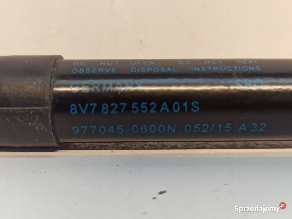 SIŁOWNIK KLAPY TYŁ AUDI A3 8V 8V7827552A osobowe
