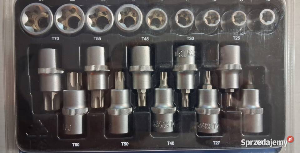 Zestaw nasadek kluczy wpustowych TORX 12 19 Kędzierzyn-Koźle sprzedam