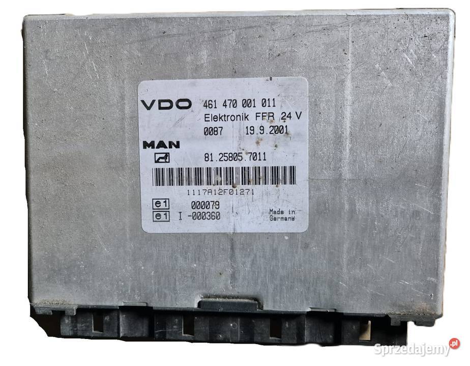 Komputer Sterownik FFR 81258057011 MAN TGX TGS Pozostałe
