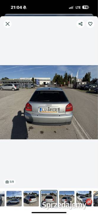 Audi A3 8 L 16 BenzynaGaz Klimatronik Elektryka ABS Kielce sprzedam