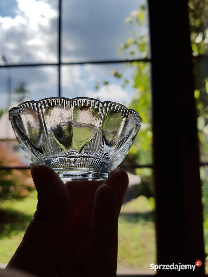 Świeczniki Kier Ząbkowice świecznik szkło PRL Dąbrowa Górnicza