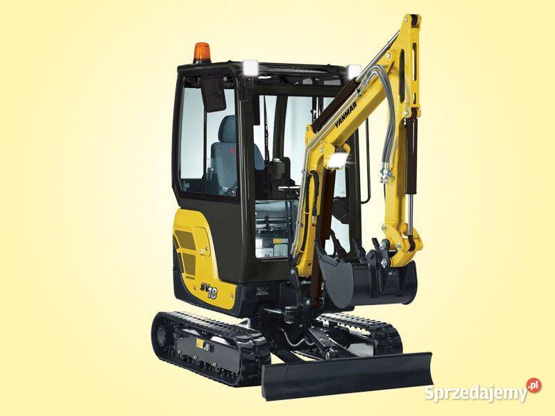 YANMAR SV18 2015r 3800 mth GWARANCJA możliwy Koparki Gniezno
