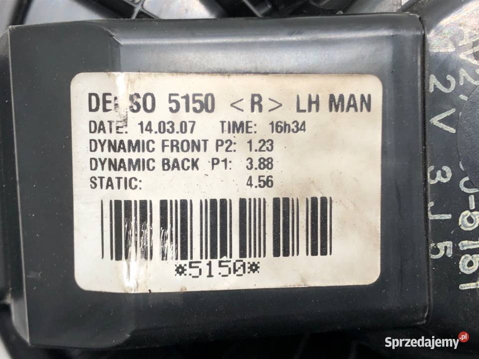 DMUCHAWA NAWIEWU TOYOTA AURIS I WENTYLATOR