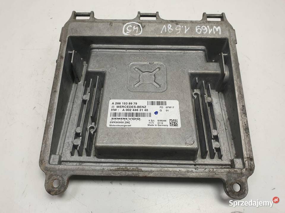 Mercedes W169 15 8V STEROWNIK SILNIKA lubelskie Chełm