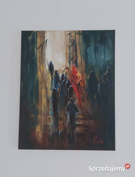 Obraz olejny z certyfikatem Żywot człowieka L małopolskie Nowy Targ