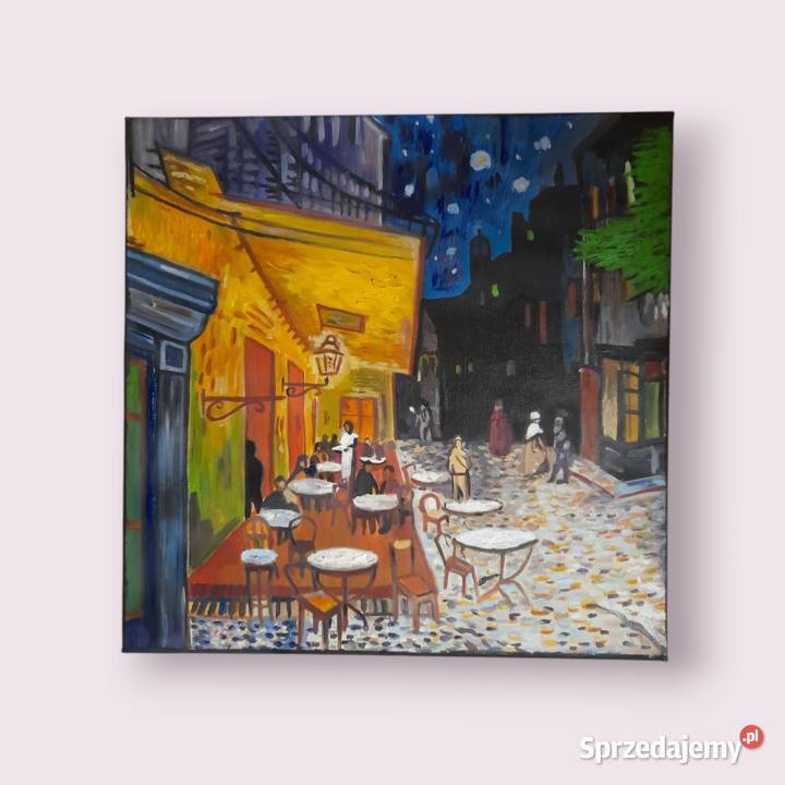 Obraz Vincent Van gogh kawiarnia noca Tarasa mazowieckie Warszawa