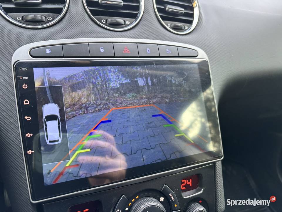Peugeot 308 16 HDi kamera cofania android auto Podwiesk