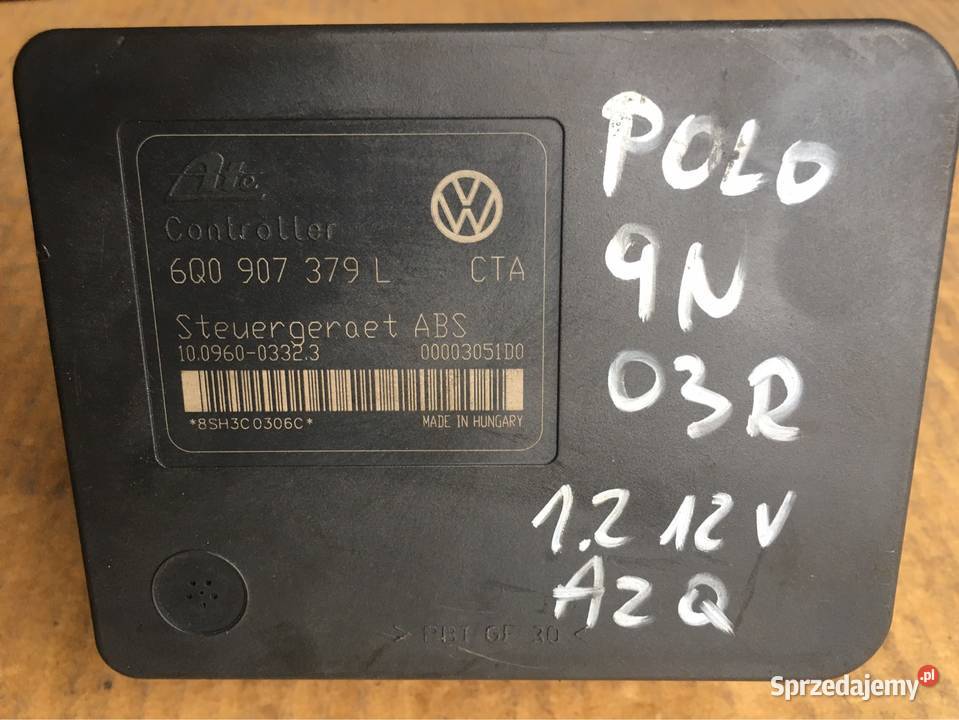 Pompa Sterownik abs 10096003323 polo 4 9n osobowe Układ hamulcowy Układ hamulcowy Chojnice