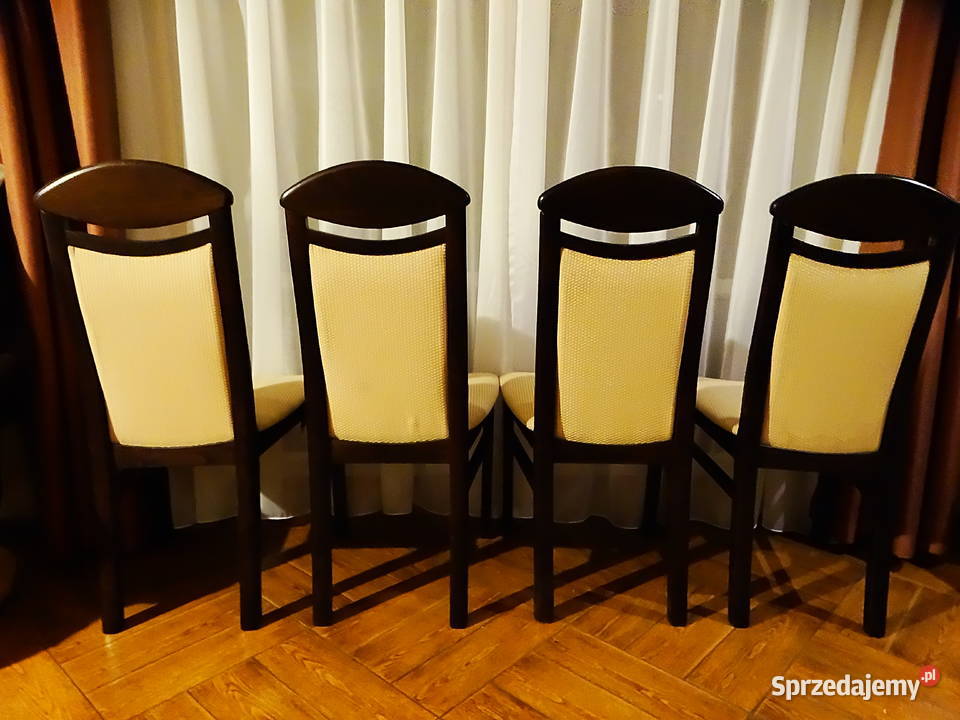 Krzesła klasyczne tapicerowane drewniane 4 Biłgoraj