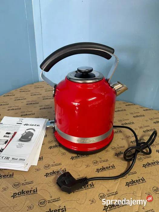 Czajnik elektryczny Ariete 285400 Moderna 2000W czerwony dolnośląskie Głuchów Górny