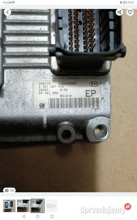 Sterownik silnika Opel Zafira 20 benzyna Warszawa