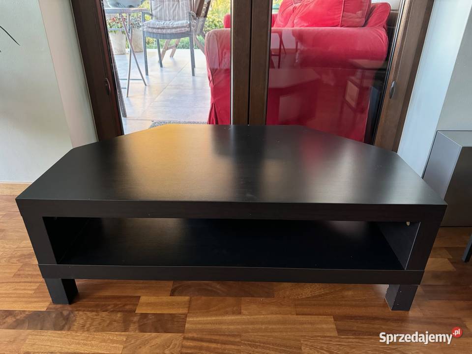 Stolik szafka TV Lack IKEA czarnobrązowy wenge Elektronika Dąbie