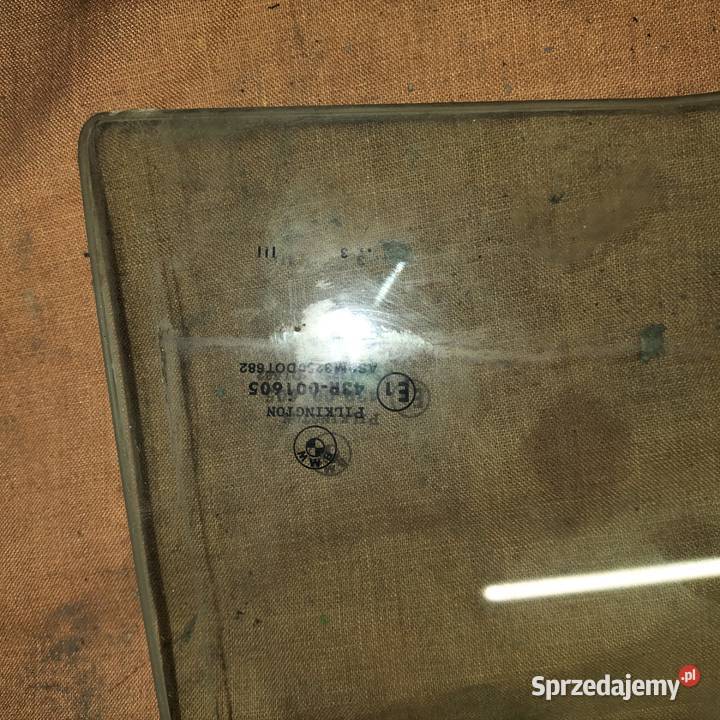 Szyba drzwi prawych tylnych BMW E65 osobowe Poręba