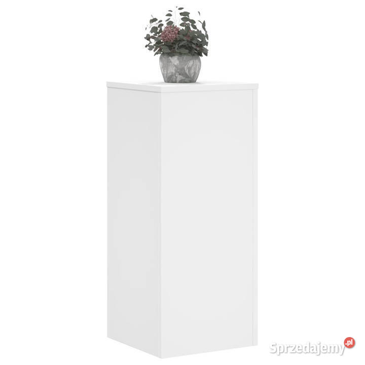 Podstawki pod doniczki 2 białe 30x30x70 WM852924 Donice sprzedam
