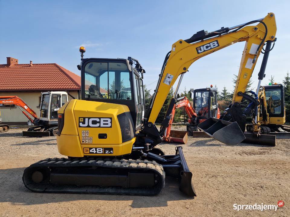 Minikoparka JCB 48z1 2017r 3500mtg hydrauliczne lubelskie Ryżki