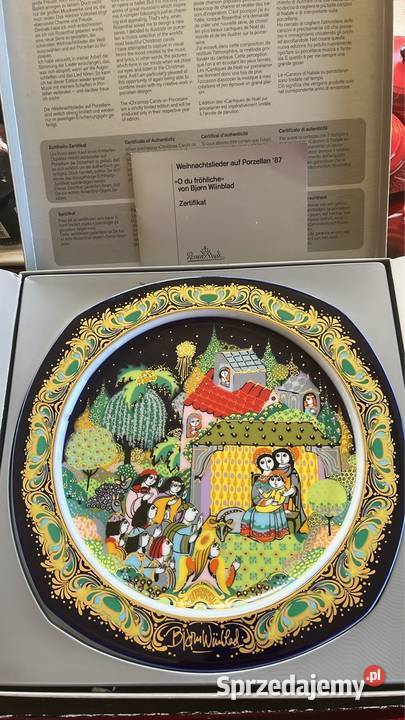 Patera Rosenthal 1983 Cicha Nic Święta Noc Bjorn Gdańsk