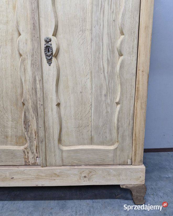 Rozkłada Duża Dębowa Szafa Biedermeier Marki sprzedam