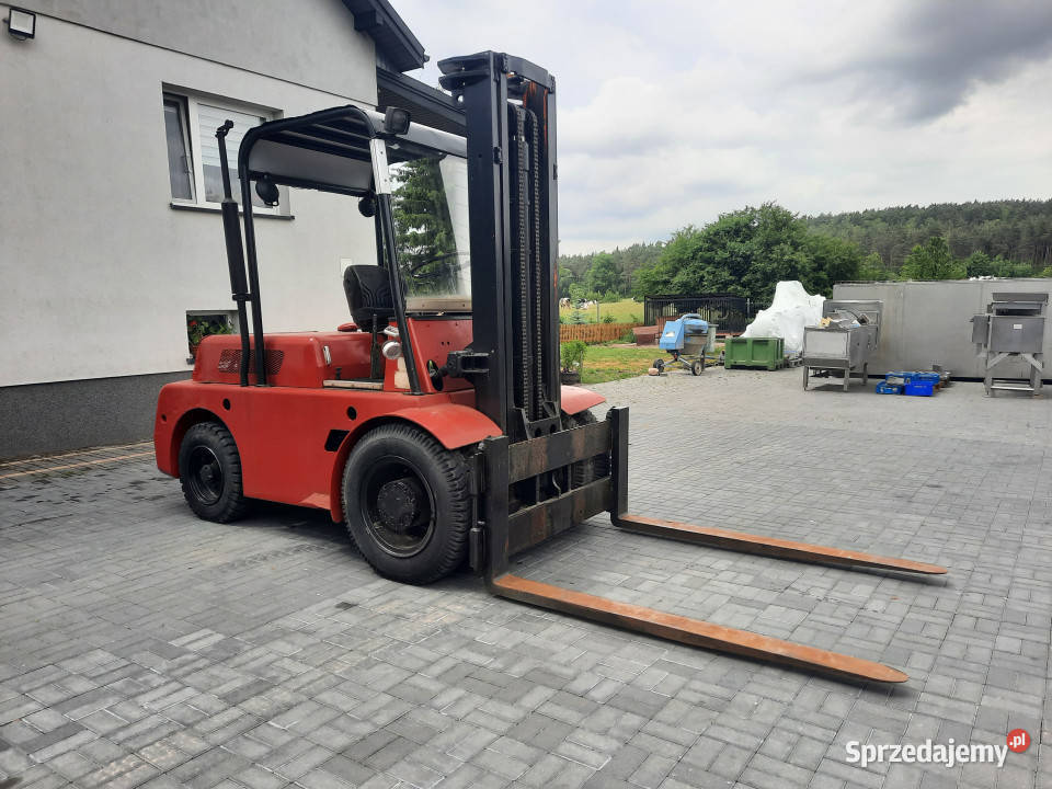 Wózek widłowy FIAT OM DI 60 udźwig 6 ton 4 m