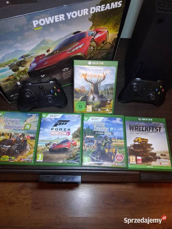 Xbox Series X 1TB 2 pady 5 gier Forza 5 FS25 sprzedam