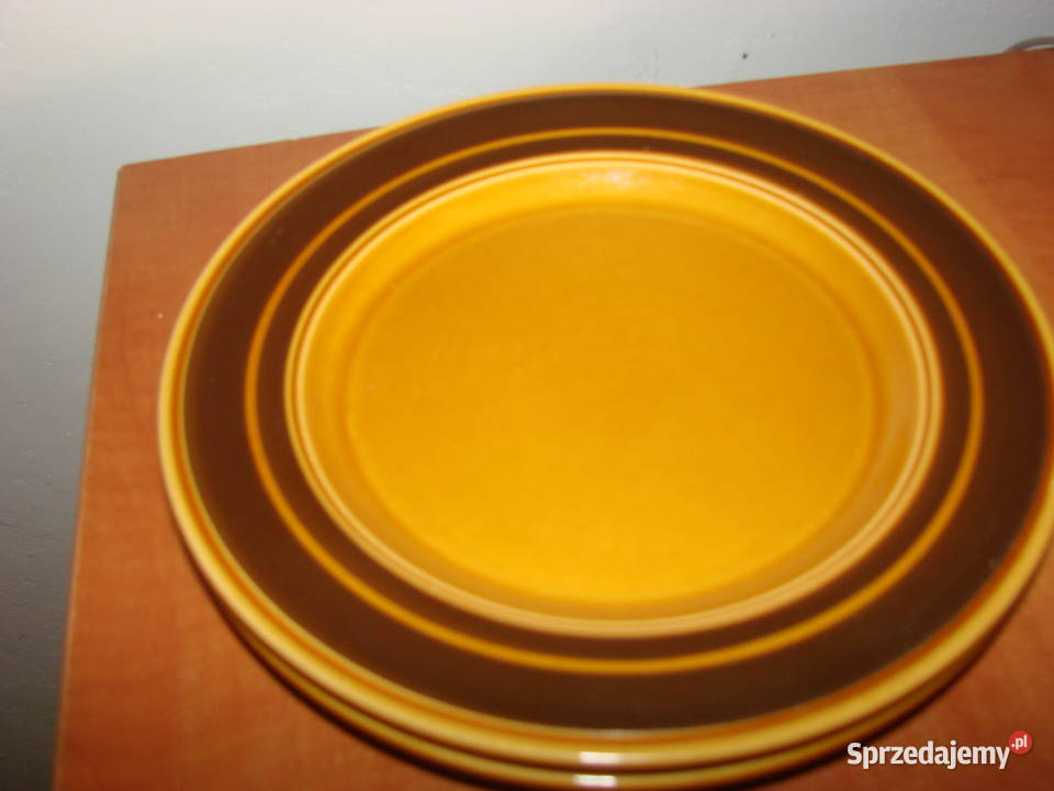 Royal Alma Staffordshire porcelitowe talerze