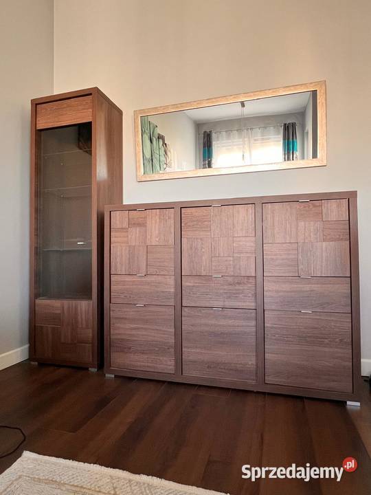 Komplet mebli komoda szafka TV witryna Kraków