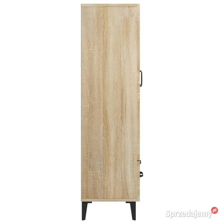 Wysoka szafka dąb sonoma 70x31x115 materiał