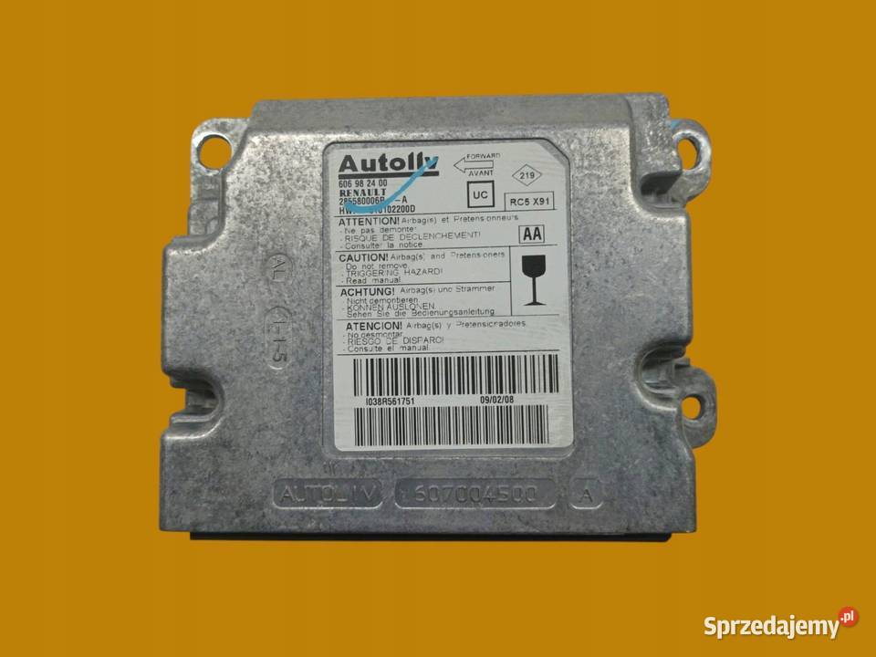 SENSOR AIRBAG 285580006R Renault Laguna III 2007