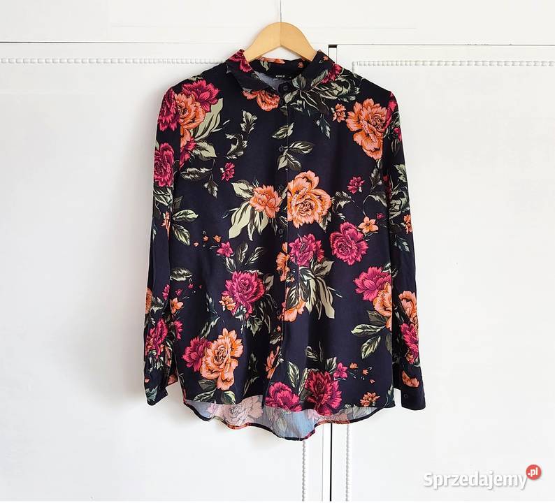 Kwiatowa koszula Only 40 L kwiaty kolorowa Szczecin sprzedam