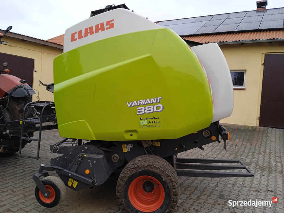 Prasa zwijająca CLAAS Wariant 380 siatka sznurek Piękna Góra