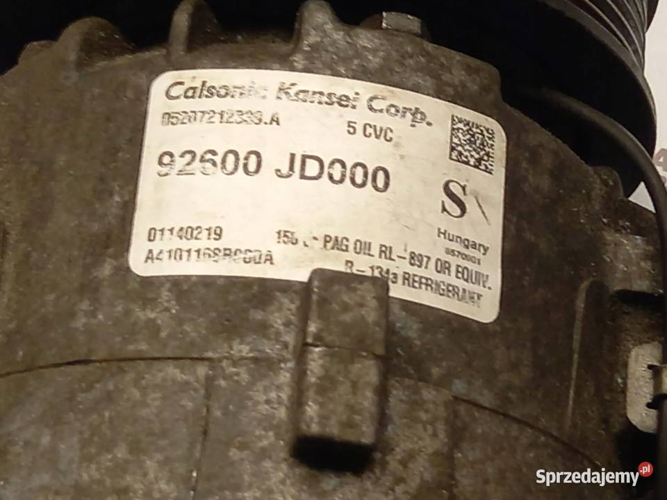 QASHQAI 16 HR16 HR16DE 114 sprężarka Kielce