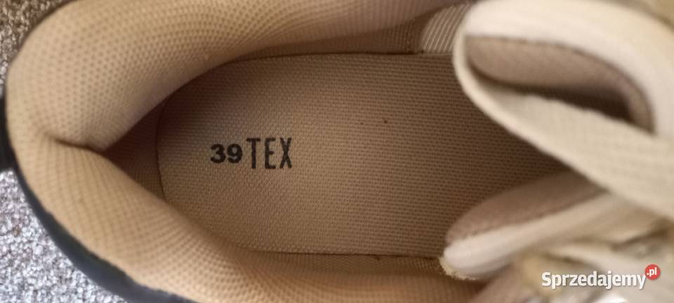 Buty Tex rozmiar 39 kolor beżowy męskodamskie Elbląg