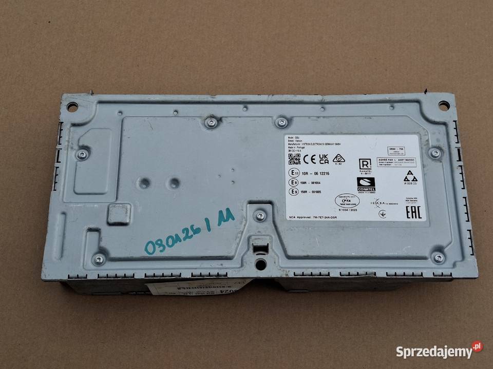 SCANIA EURO 6 MODUŁ DDU1 KASETA STEROWNIK Bieleń