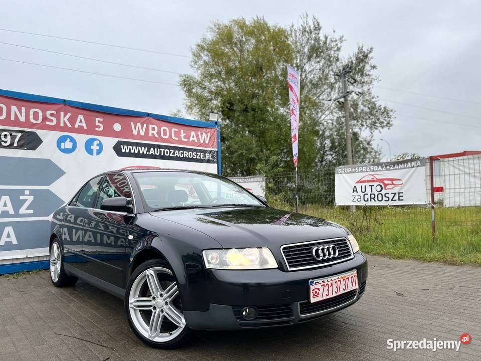 Audi A4B6 20 BenzynaDługie opłaty Alufelgi HAK A4 Wrocław