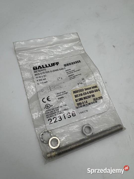 Balluff BES0470 BES 516324GSA66S49C mazowieckie Warszawa
