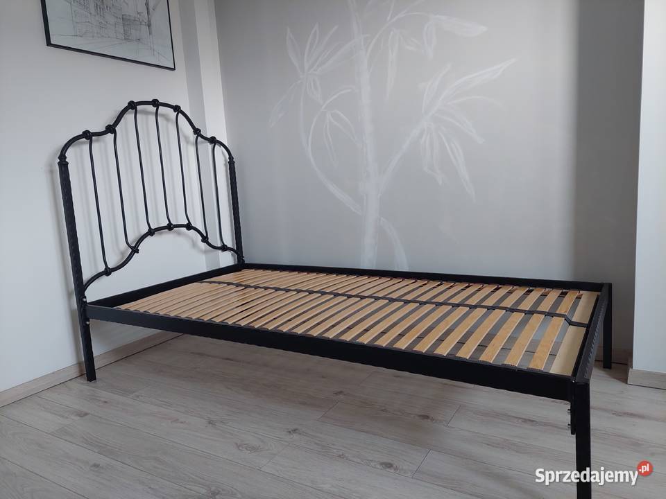Łóżko kute metalowe 100 x 200 stelaż materac 100cm sprzedam