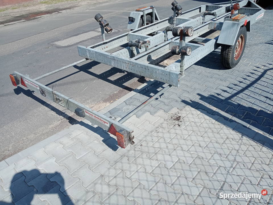 Przyczepa podłodziowa wózek portowy slipowy Pozostałe Sieradz