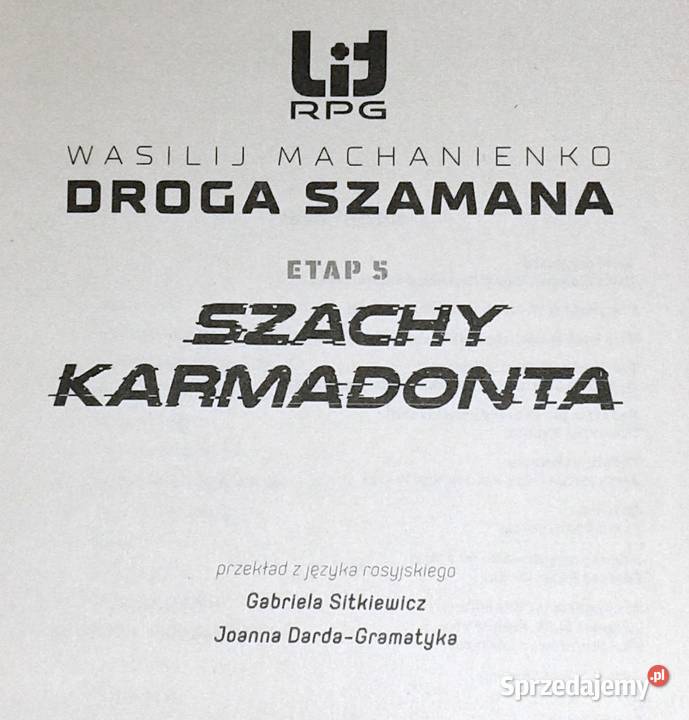 Droga Szamana Szachy Karmadonta Tom 5 Wasili Rok wydania 2021 Chełm