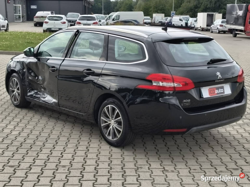 Peugeot 308 12 benzyna 130 FAJNY PRZEBIEG full czarny małopolskie Kęty