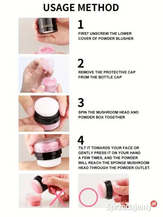 Róż do Twarzy Rozświetlająco Konturujący Makijaż Płock