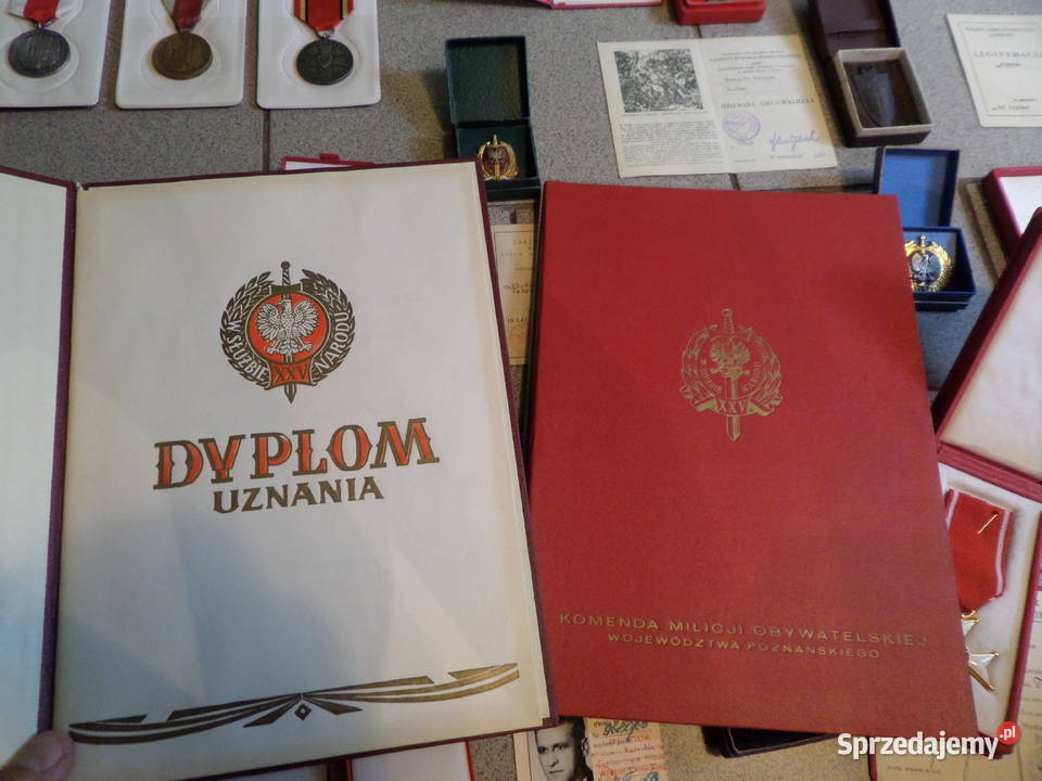 Zestaw Odznaczeń Frontowca i potem Milicji