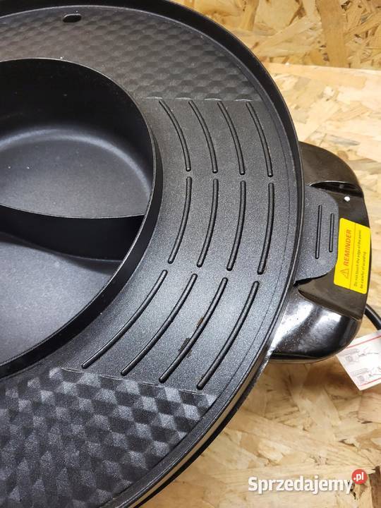 Elektryczny Garnek Grill 2w1 2200W 8 Osób BBQ Myszyniec