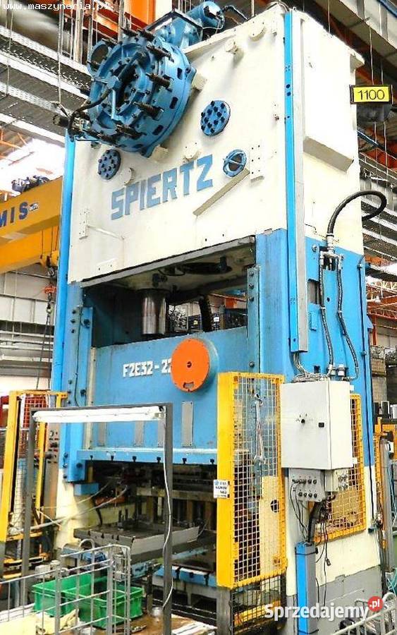 Prasa mechaniczna SPIERTZ F2E3222 320T Produkcja Jelenia Góra