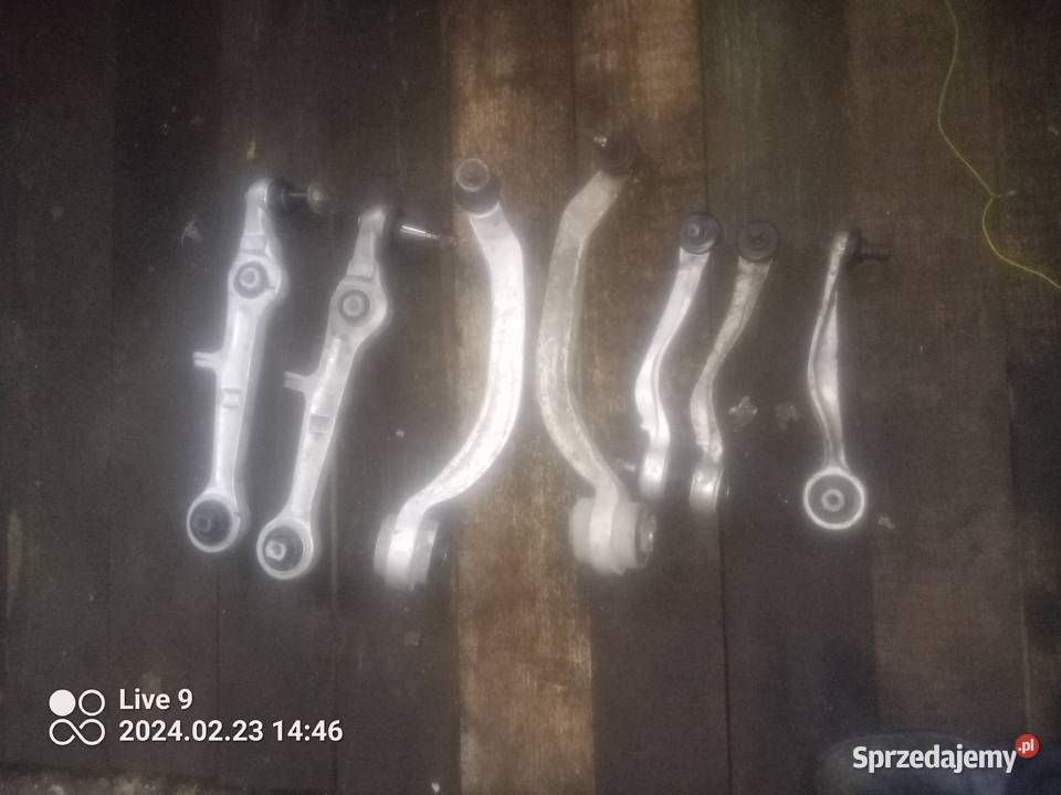 Audi a4 b6 komplet wahaczy przednie 7 sztuk